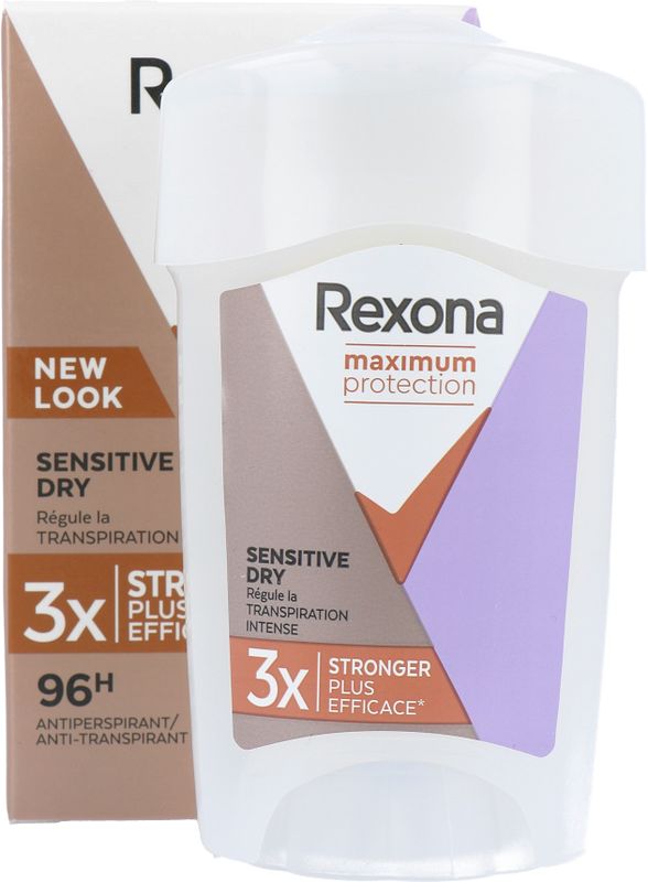Rexona - Maximum Protection Sensitive Dry - Deodorant Stick - 45 ml