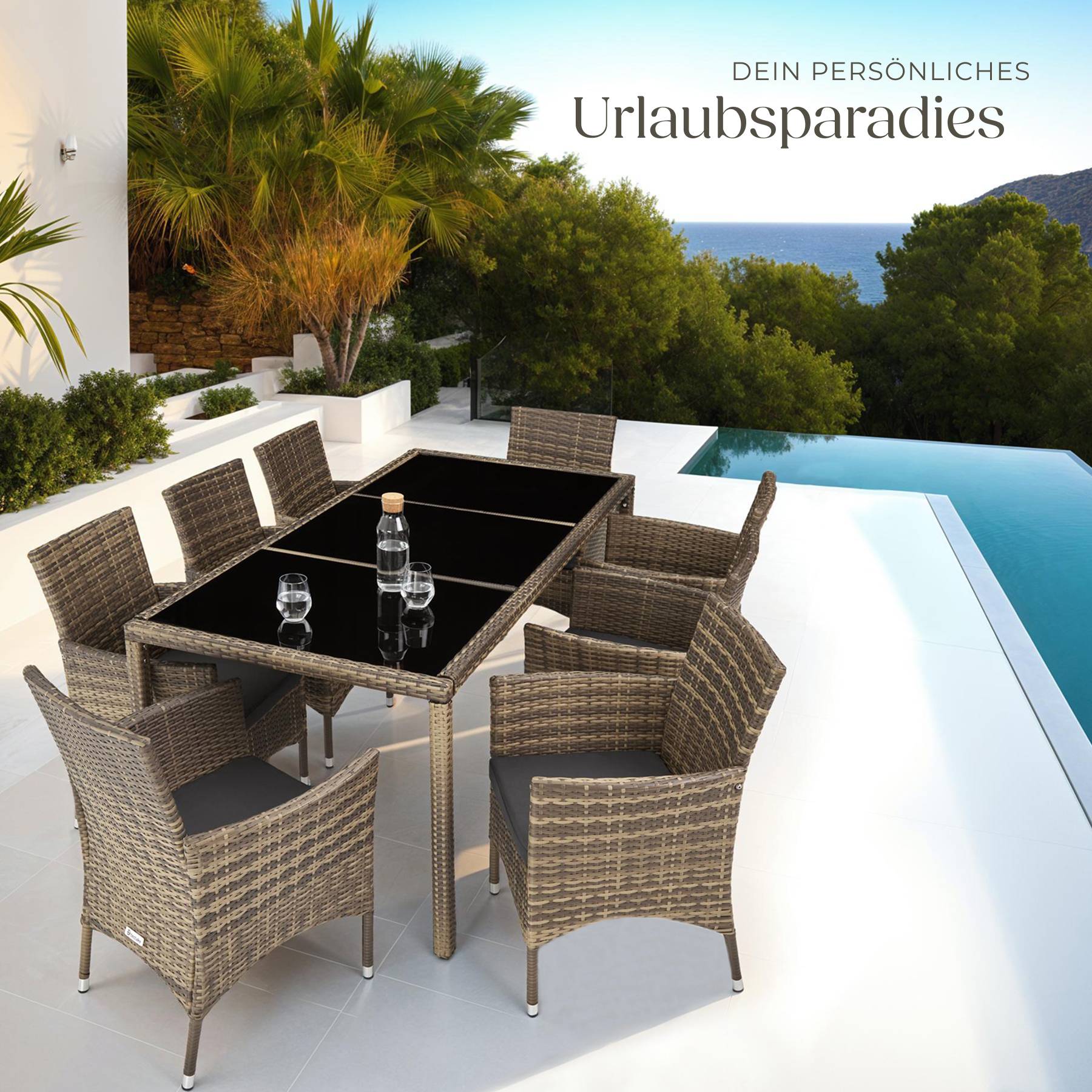 Rattan Sitzgruppe Almansa