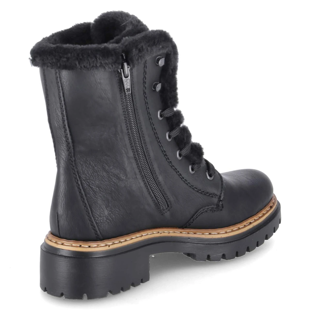 RiekerSchnürstiefeletten - schwarz