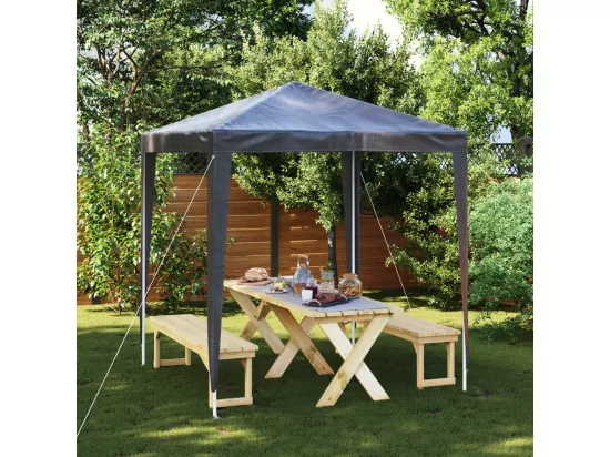 Tente de réception professionnelle 2x2 m Anthracite