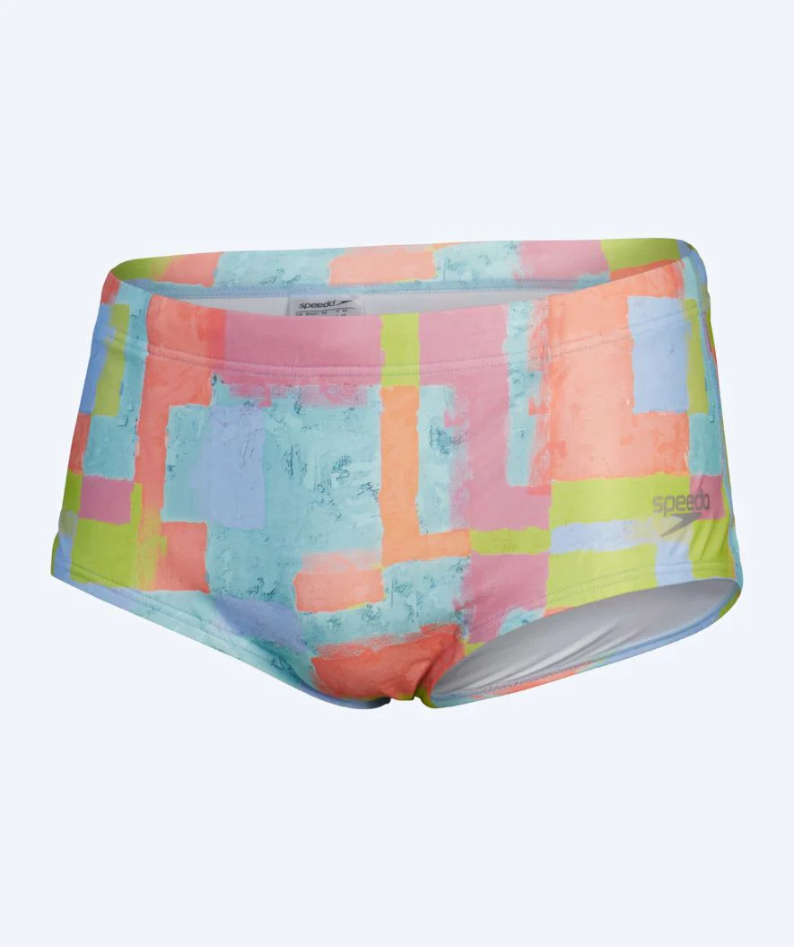 Speedo trunks til mænd - Club Training Allover - Pink/gul