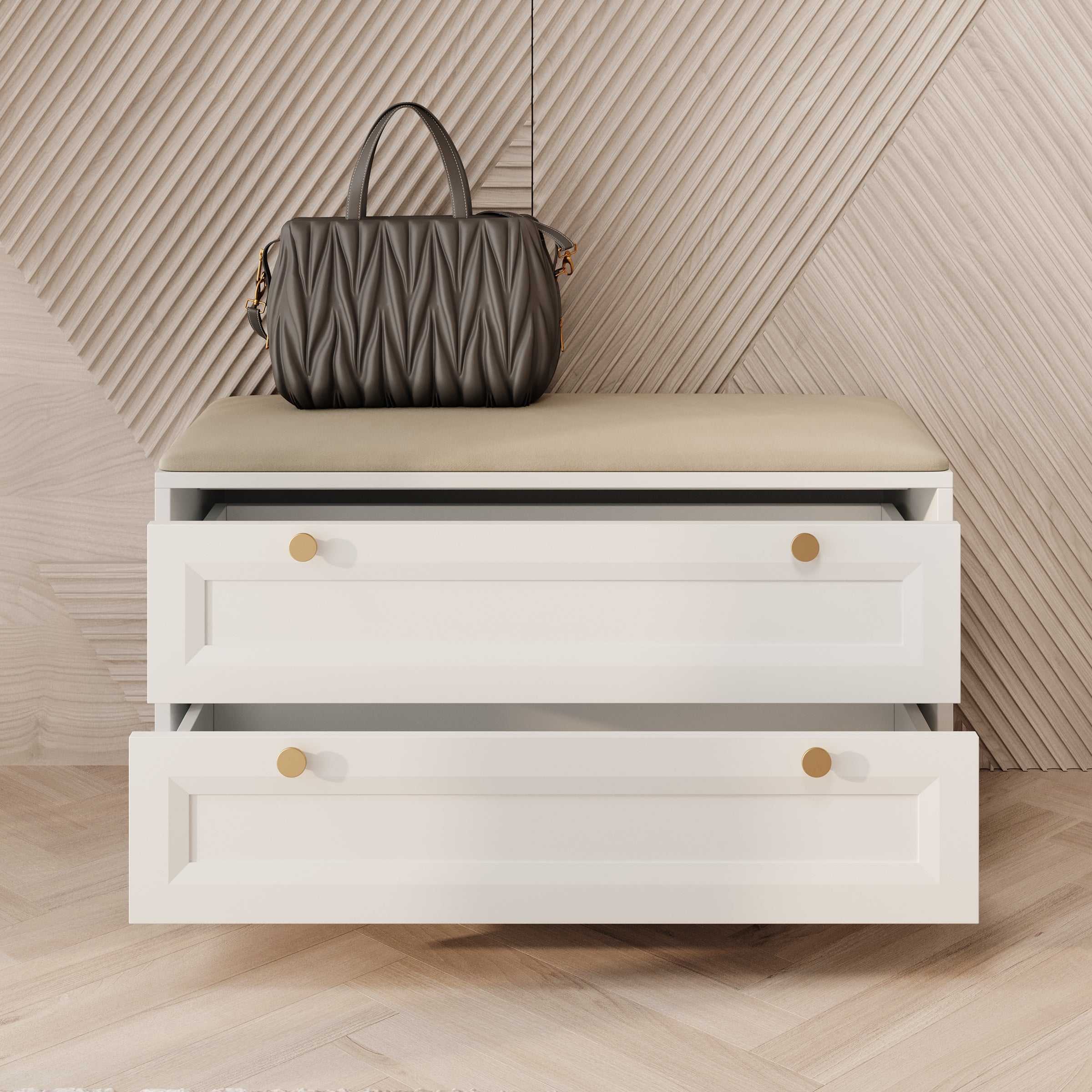 Rumble - Schoenenkast - Wit - 90x40x51 cm