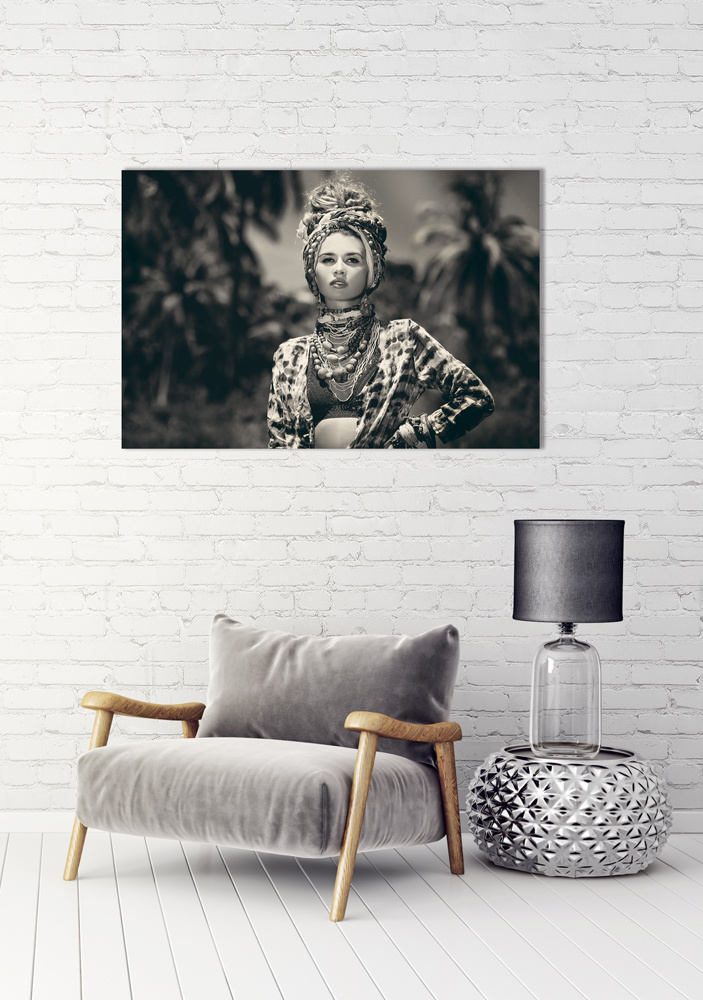 Akustikbild elegante DAME 80x120cm, 7kg
