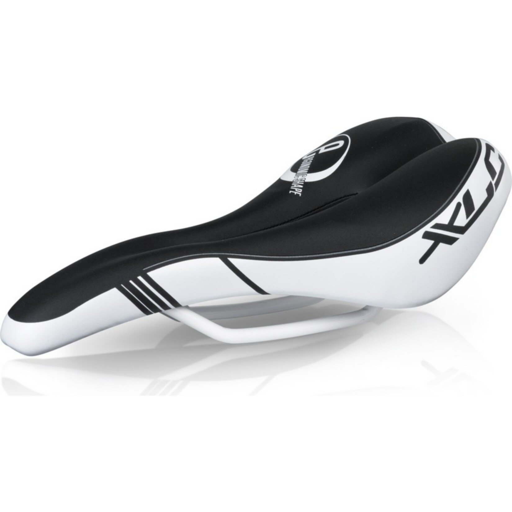 XLC ATB/MTB-Sattel Sportline SA-S06, Unisex, 275x135mm, schwarz/weiß 330g