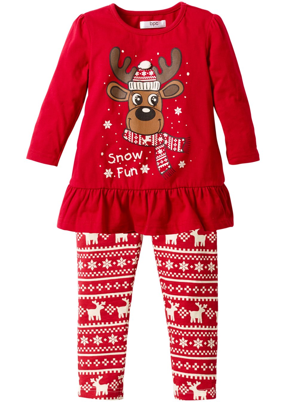 T-shirt de Noël et legging fille (Ens. 2 pces.)