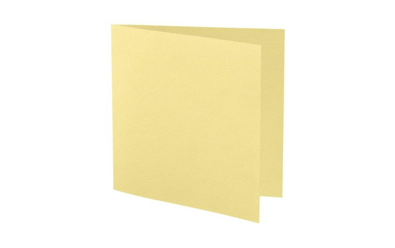Blankokarte 1001, 15.5 x 15.5 cm, 5 Blatt, ChamoisSchreibkarte quadratisch