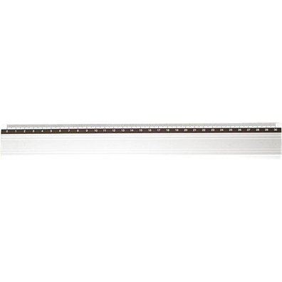 Règle de coupe, en aluminium, longueur: 1.000 mm