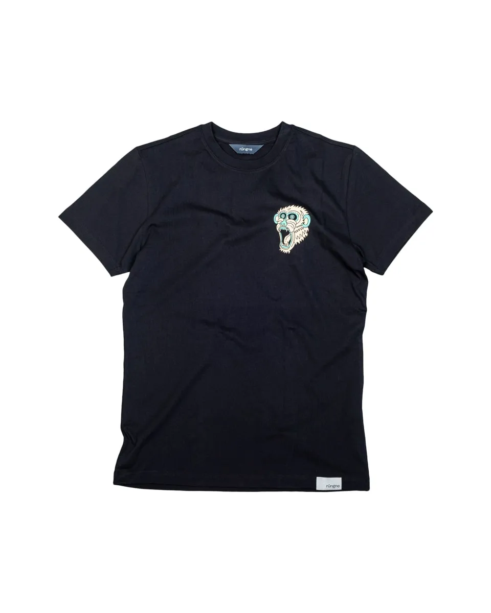 Rúngne Monkey Index Tee Regular Fit Black