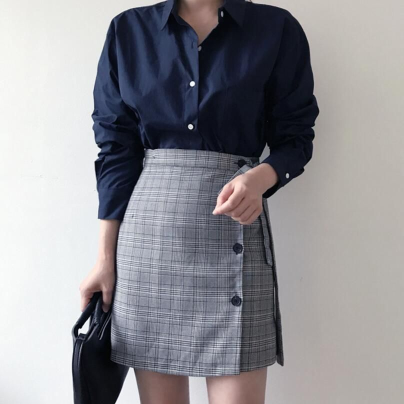 Brigitte - Minirok met hoge taille en strik