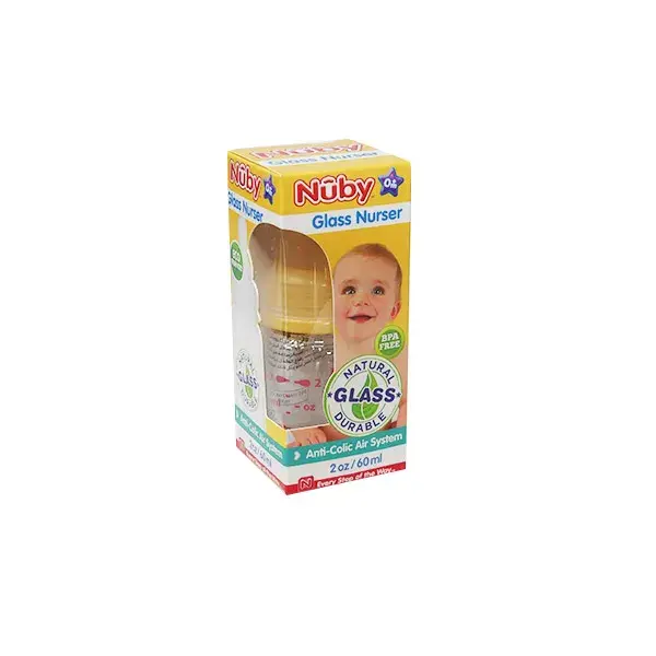 Nuby Biberon Verre Cuivre +0m 60ml