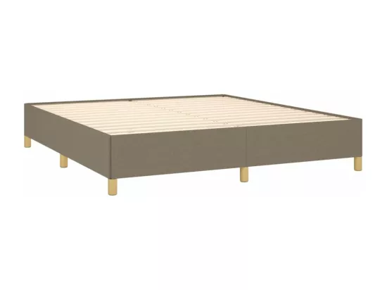 Sommier à lattes de lit Taupe 160x200 cm Tissu