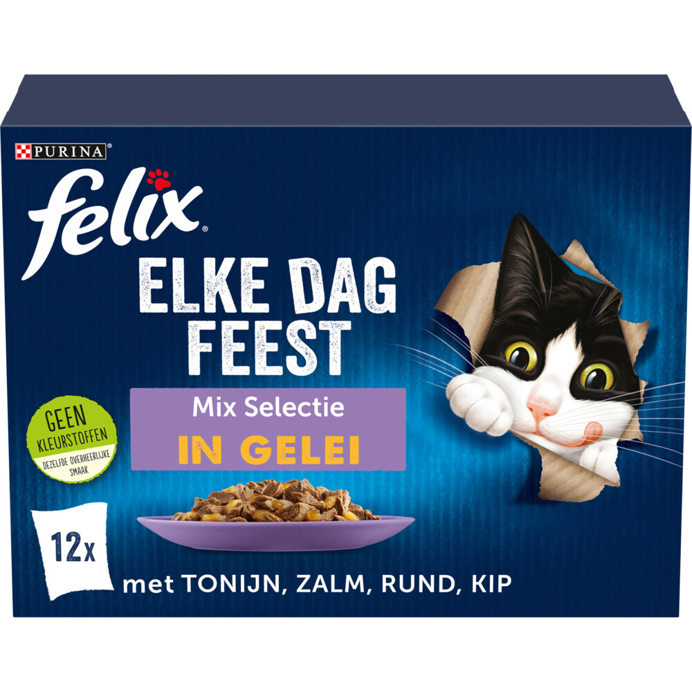 Felix Elke Dag Feest Mix Selectie in Gelei12 x 85 gr