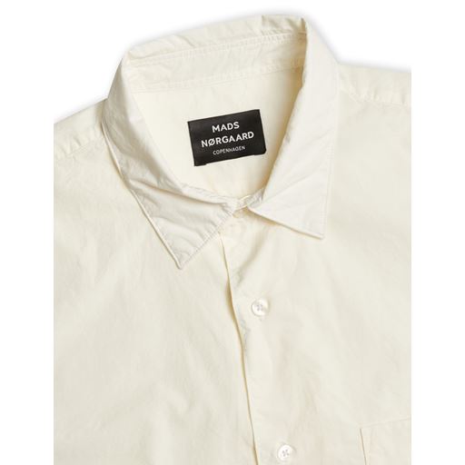 Mads Nørgaard Cotton Poplin Malte Skjorte, Marshmallow, M