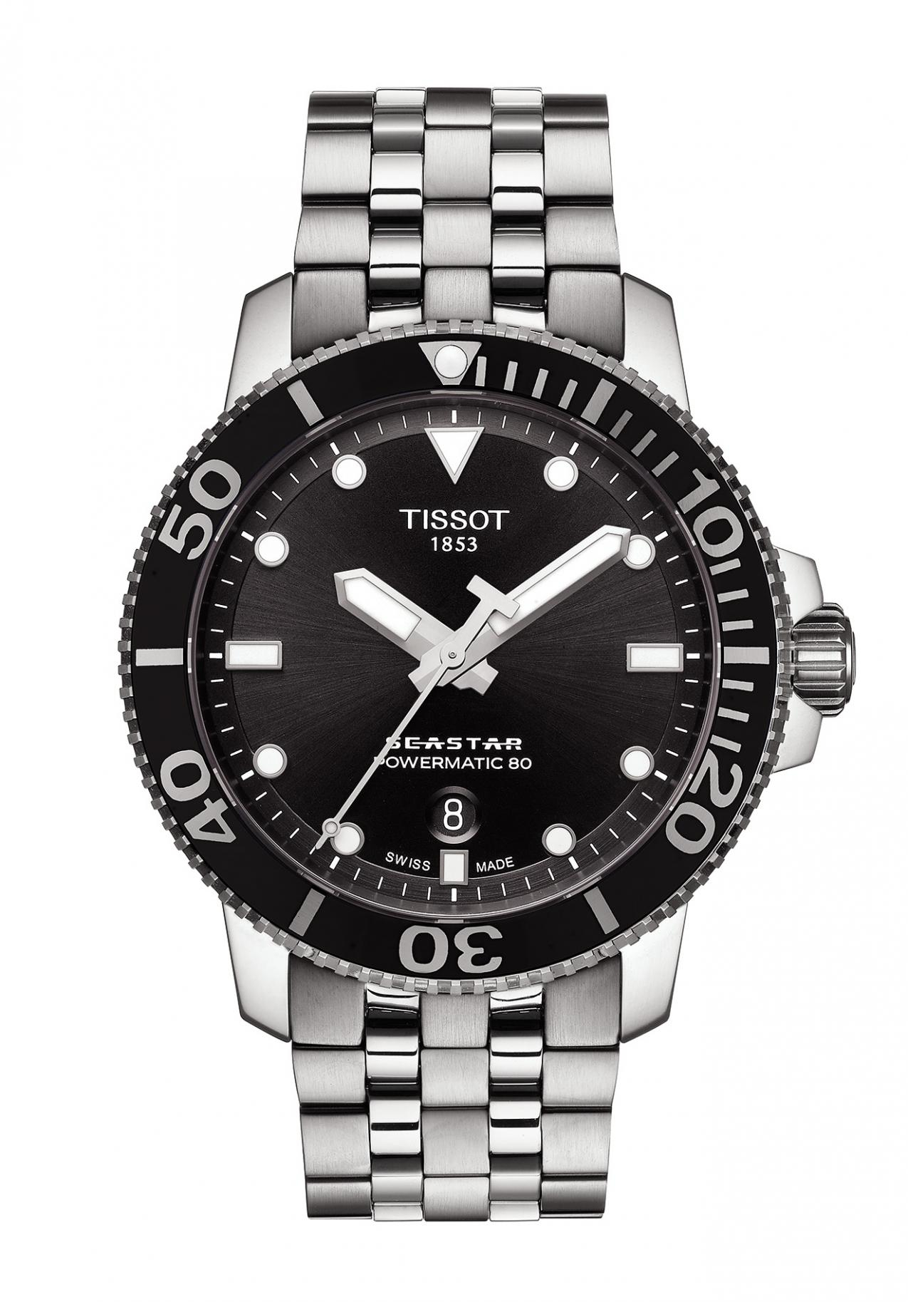 Tissot Seastar 1000 Taucheruhr Automatik Schwarz