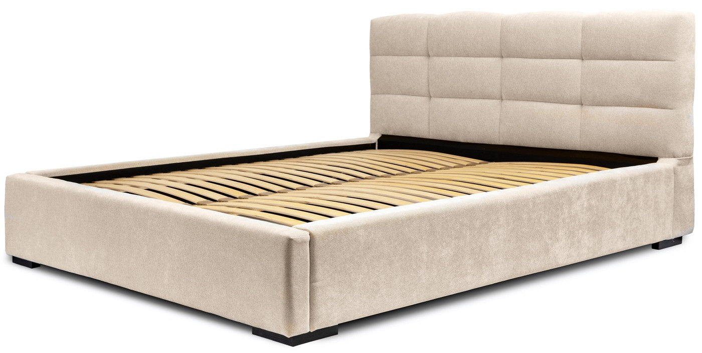 Trae Mobler Faro 180 x 200 cm Gestoffeerd Bed Beige