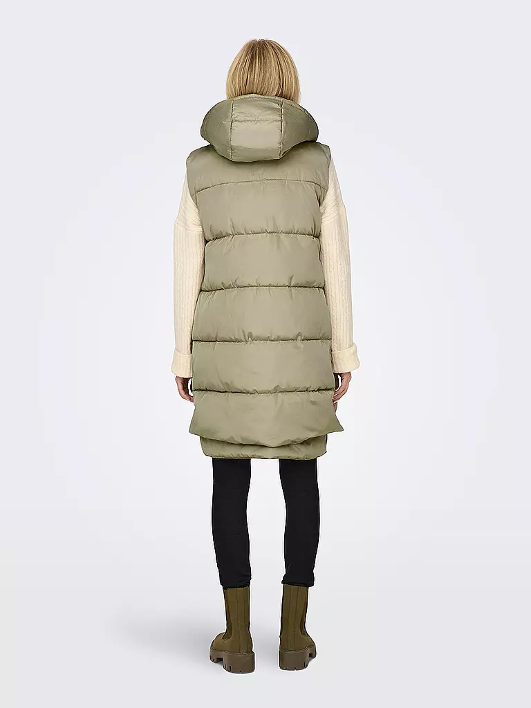 ONLY Steppgilet ONLNEWNORA beige