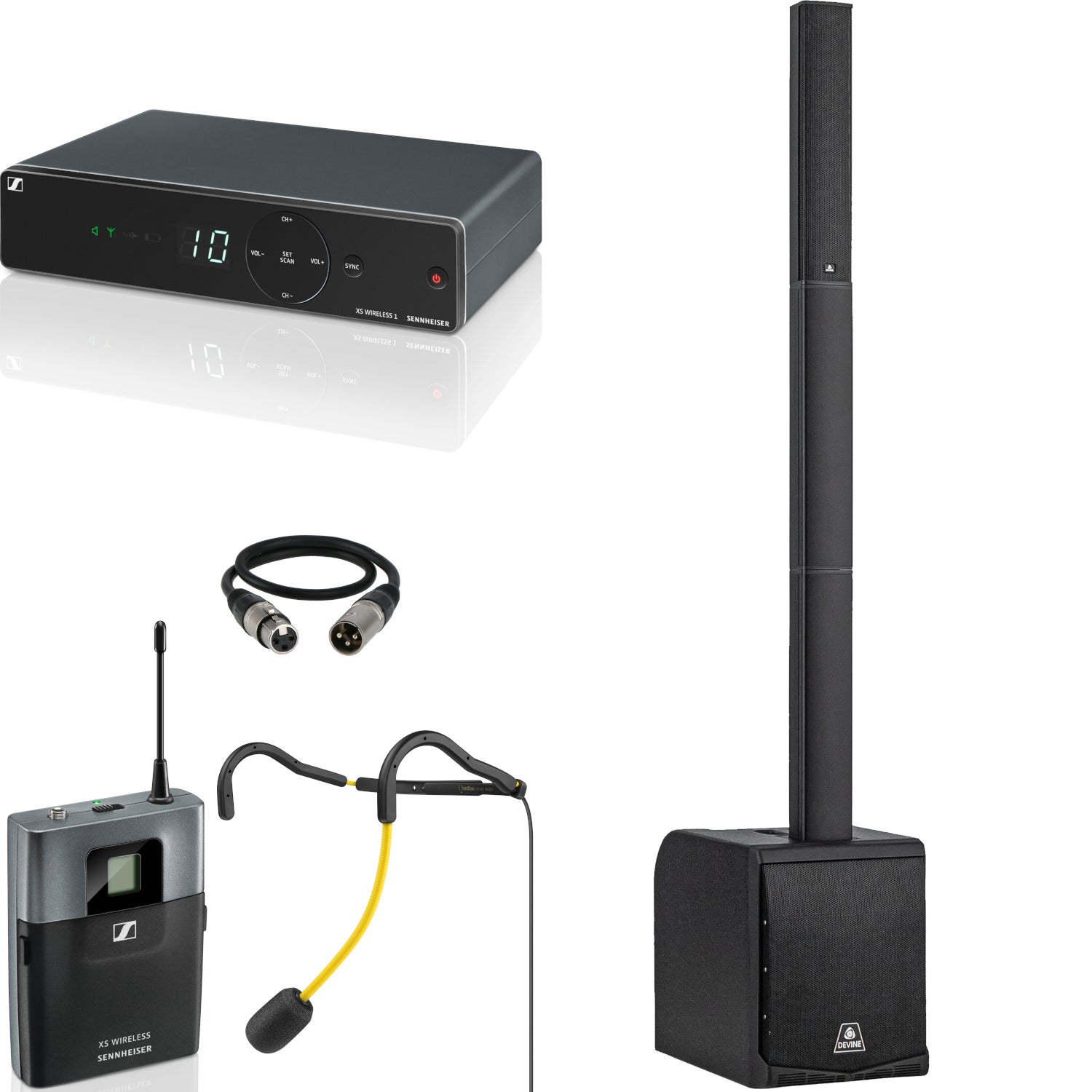 Devine Vertix C10A set met fitness headset