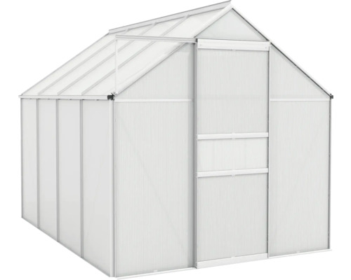 Vitavia Comet 5000 kas, dubbelwandige polycarbonaat panelen, 4 mm dik, 195 x 257 cm, aluminium