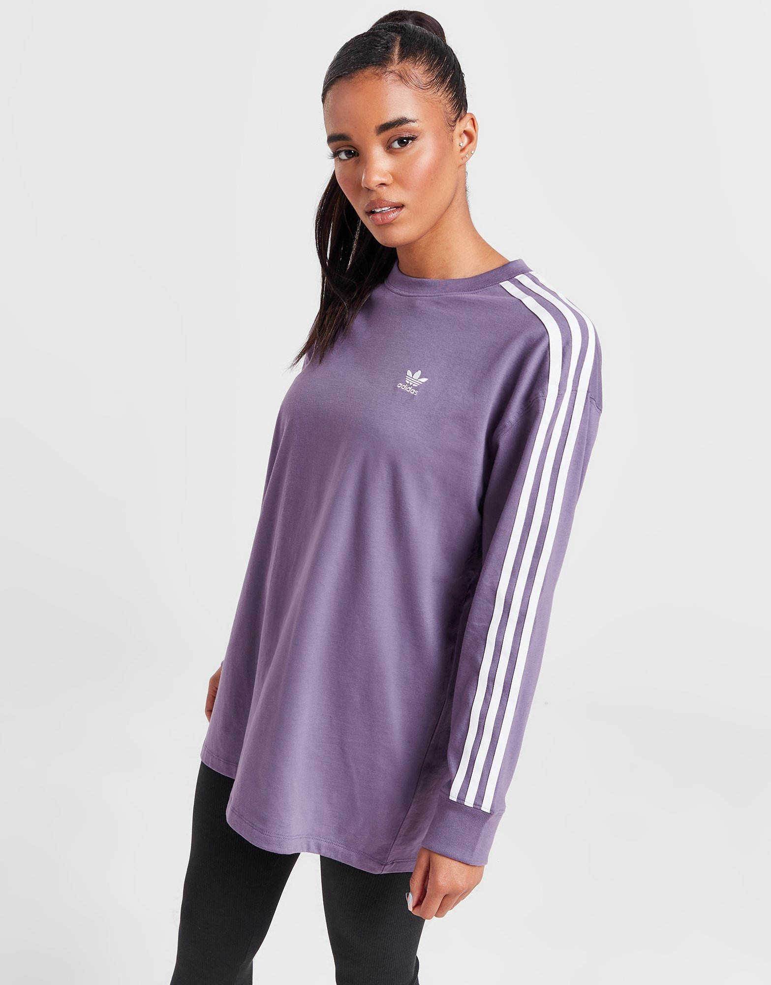 adidas Originals T-shirt Manches Longues Boyfriend Femme