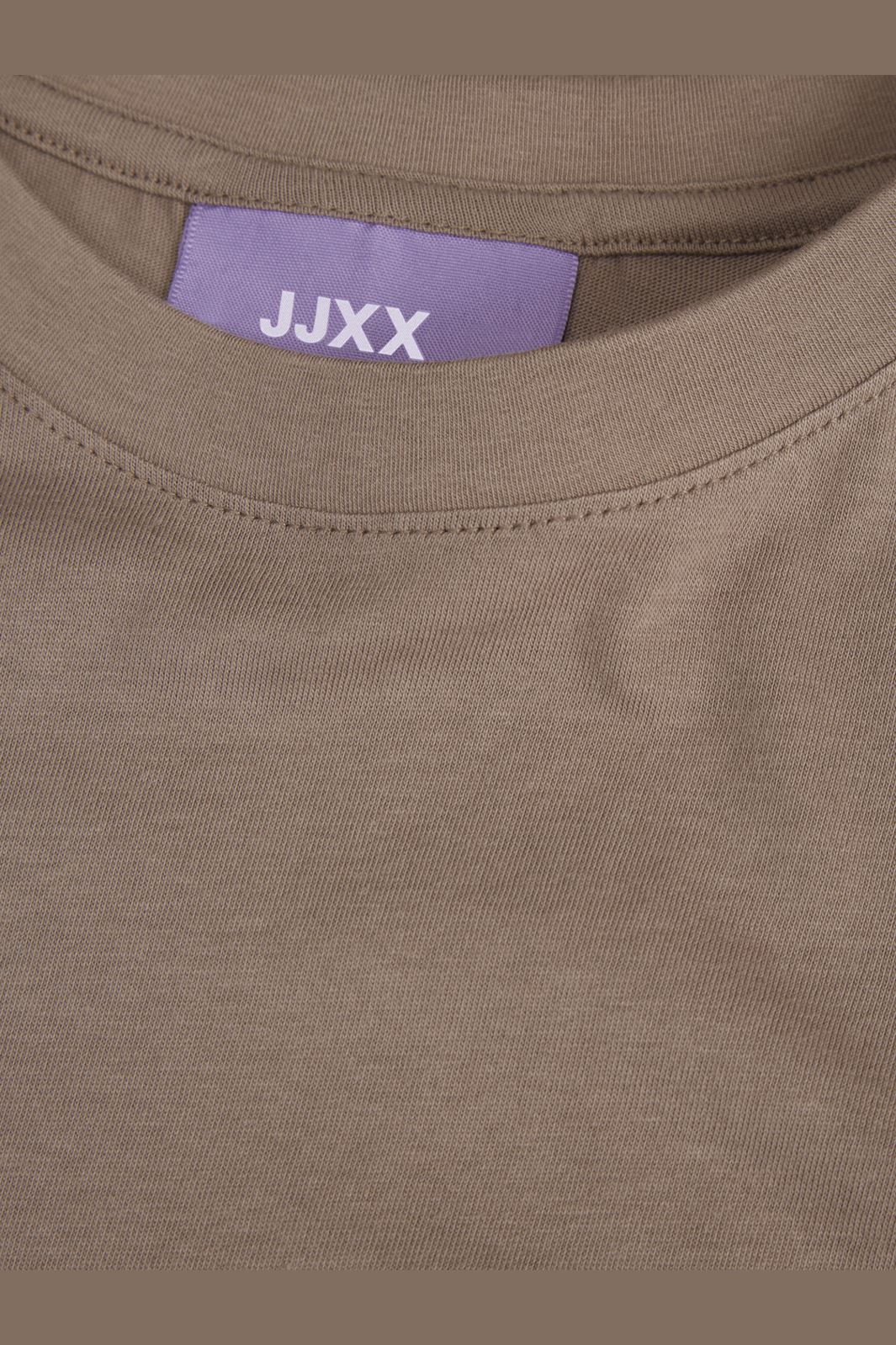 Jjxx Jxandrea Loose Ss Logo Tee 3861159 brindle white logo
