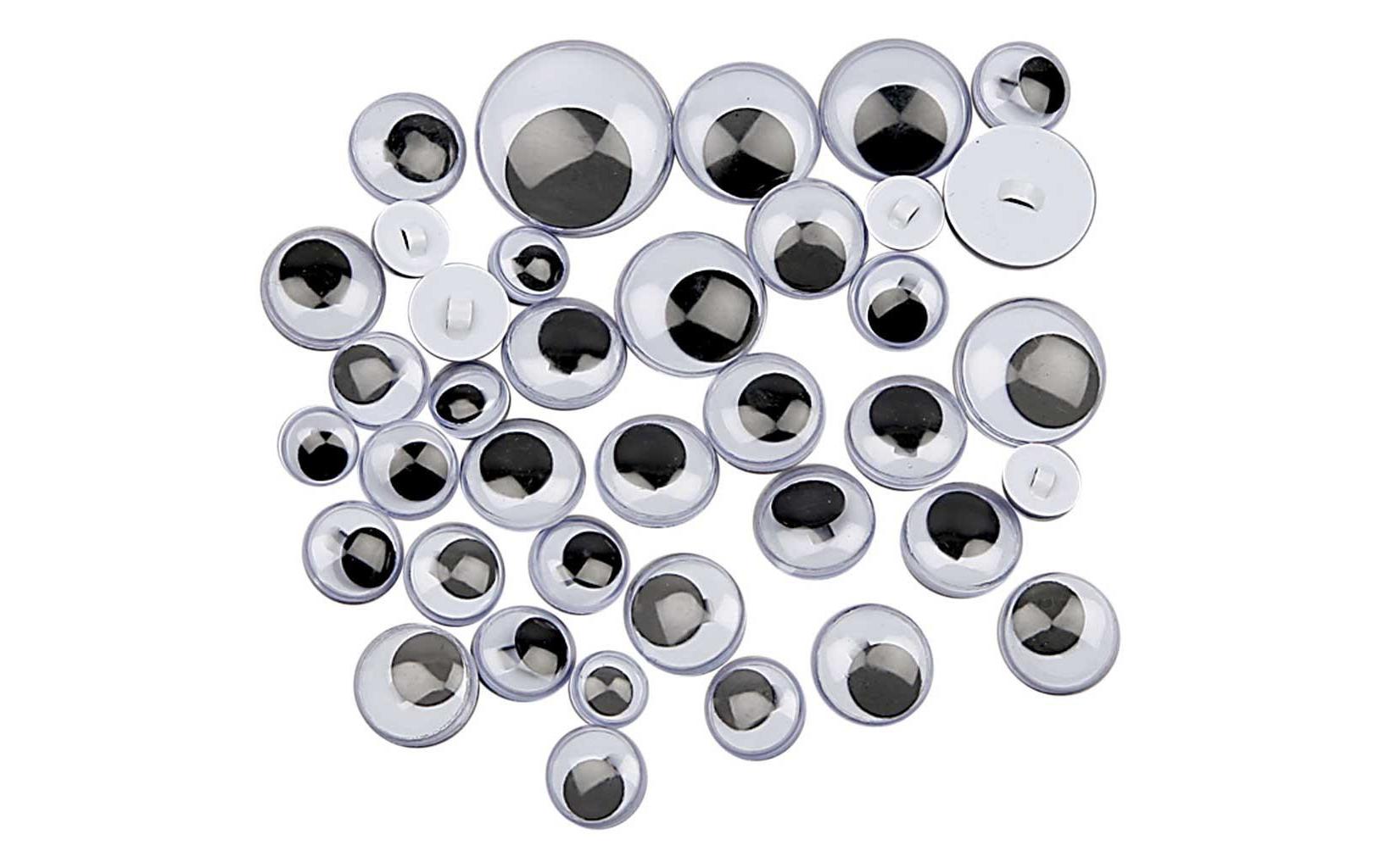 Wackelaugen Ø 8-20 mm 24 StückWackelaugen