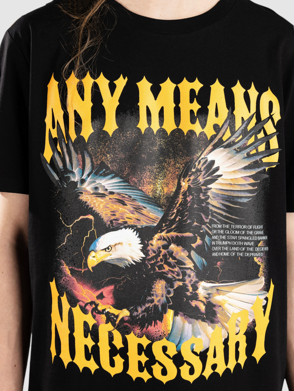 Any Means Necessary Home Of Depraved T-Shirt black