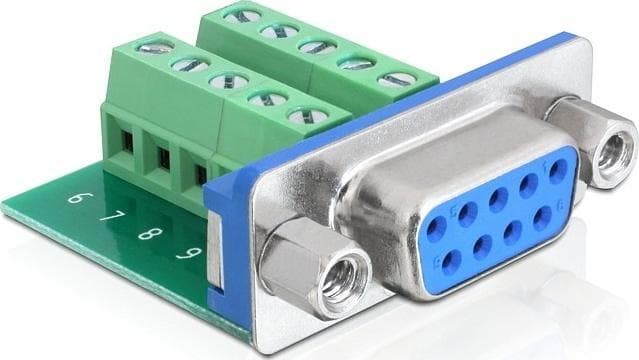 DeLOCK D-sub terminalblockadapter, DB9 hun
