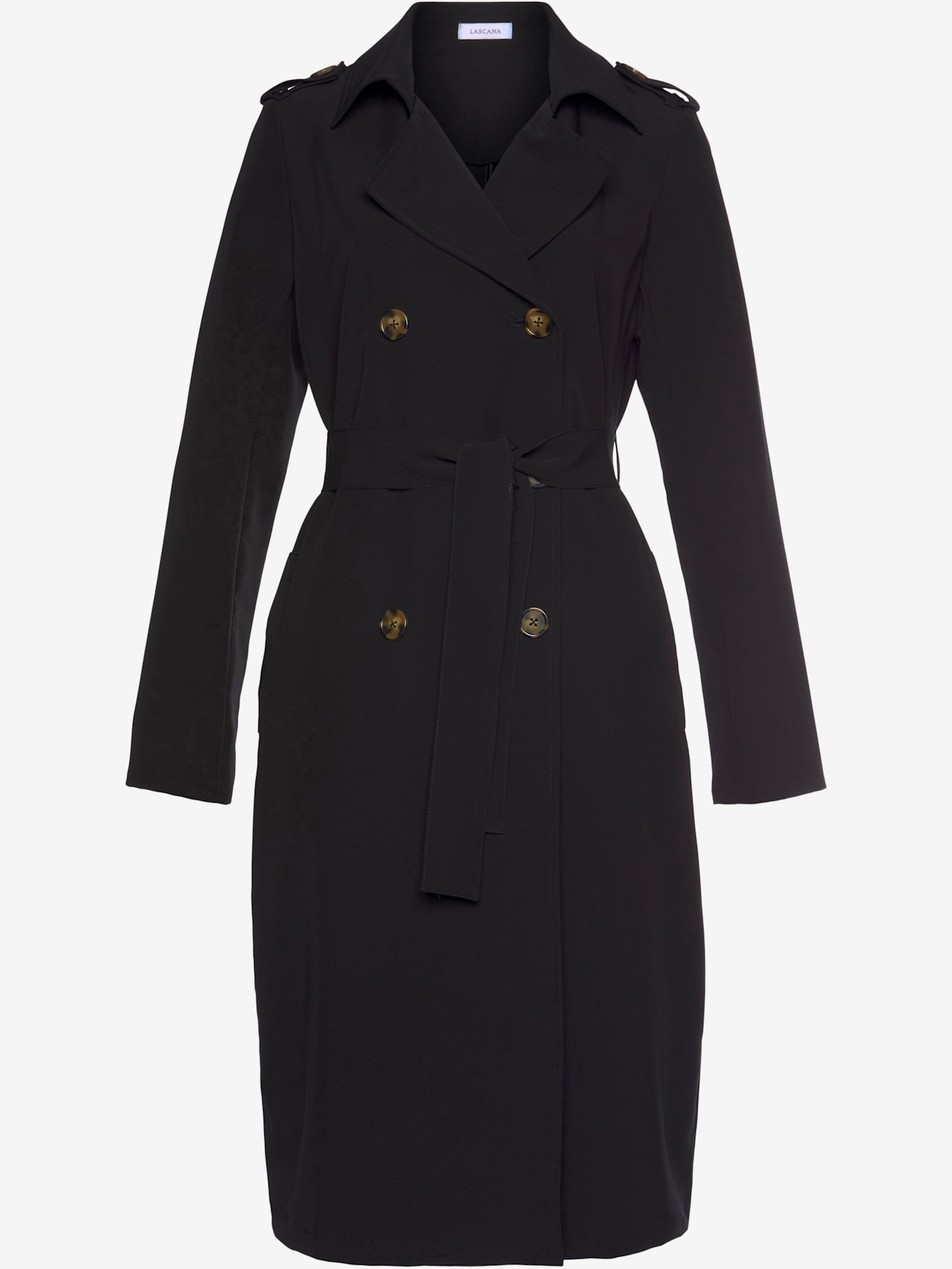 Trench-coat classique en matière légère