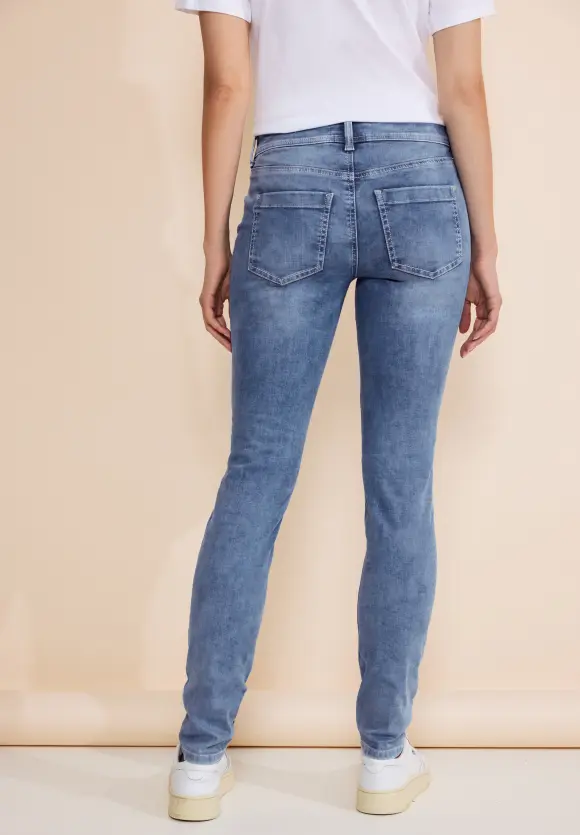 Slim Fit Jeans - light blue random wash