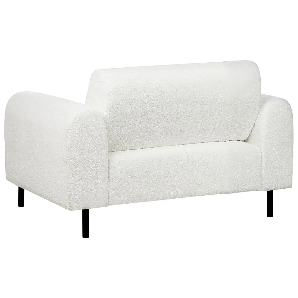 ASKIM - Fauteuil - Wit - Bouclé