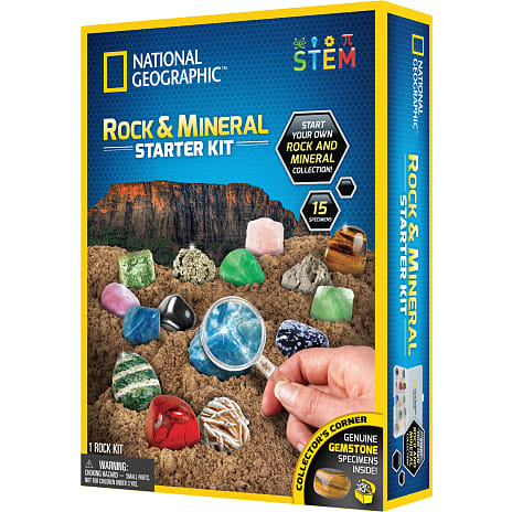 National Geographic sten- og mineral sæt