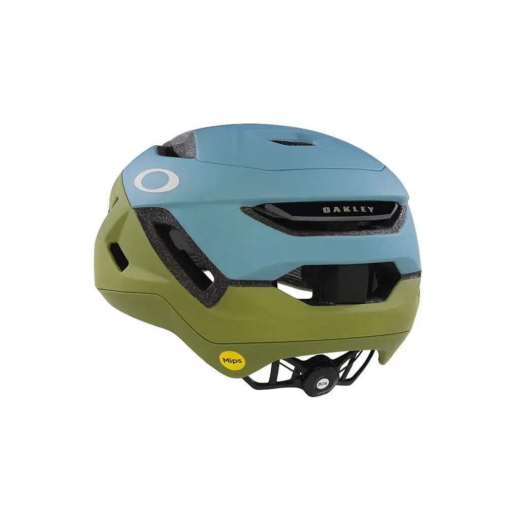 Oakley ARO5 Race EU Fietshelm Mat Groen/Blauw