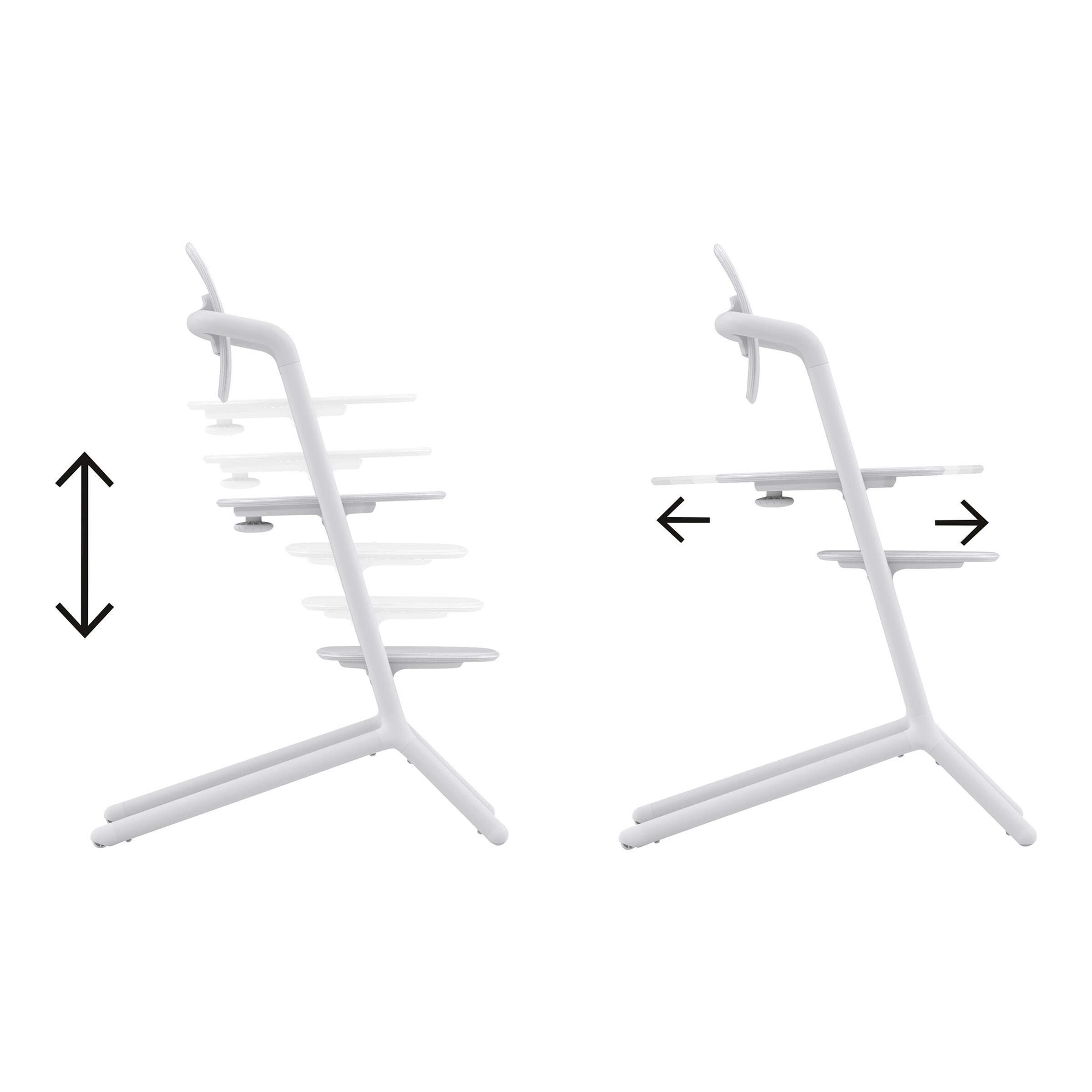 Cybex - GOLD Treppenhochstuhl Lemo 2.0 3-in-1 Set All White