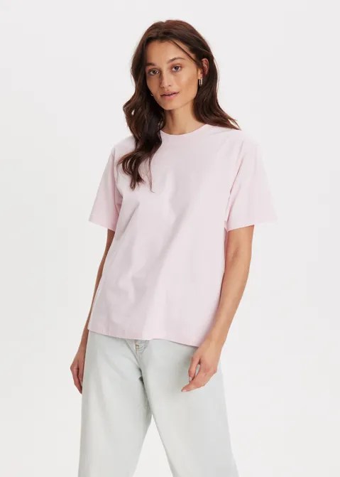 Oversized T-shirt roze (ROS.L)