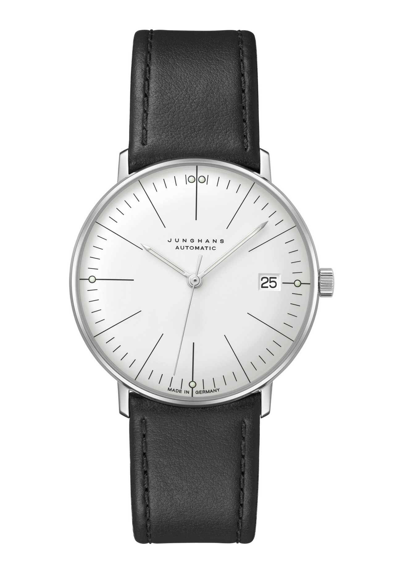 Junghans Max Bill Kleine Automatik Damenuhr Schwarz