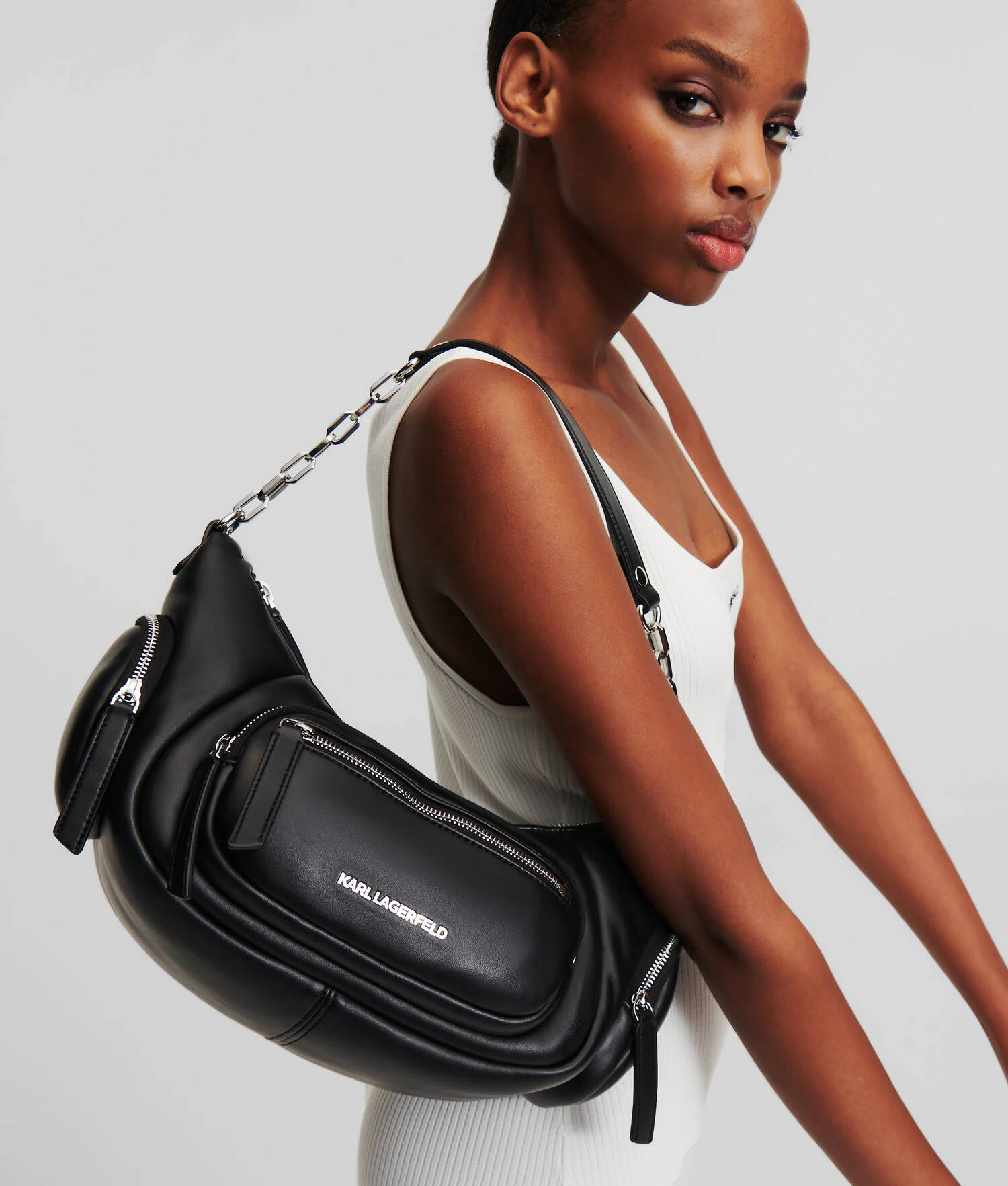 SAC PORTÉ ÉPAULE DE TAILLE MOYENNE K/CITY