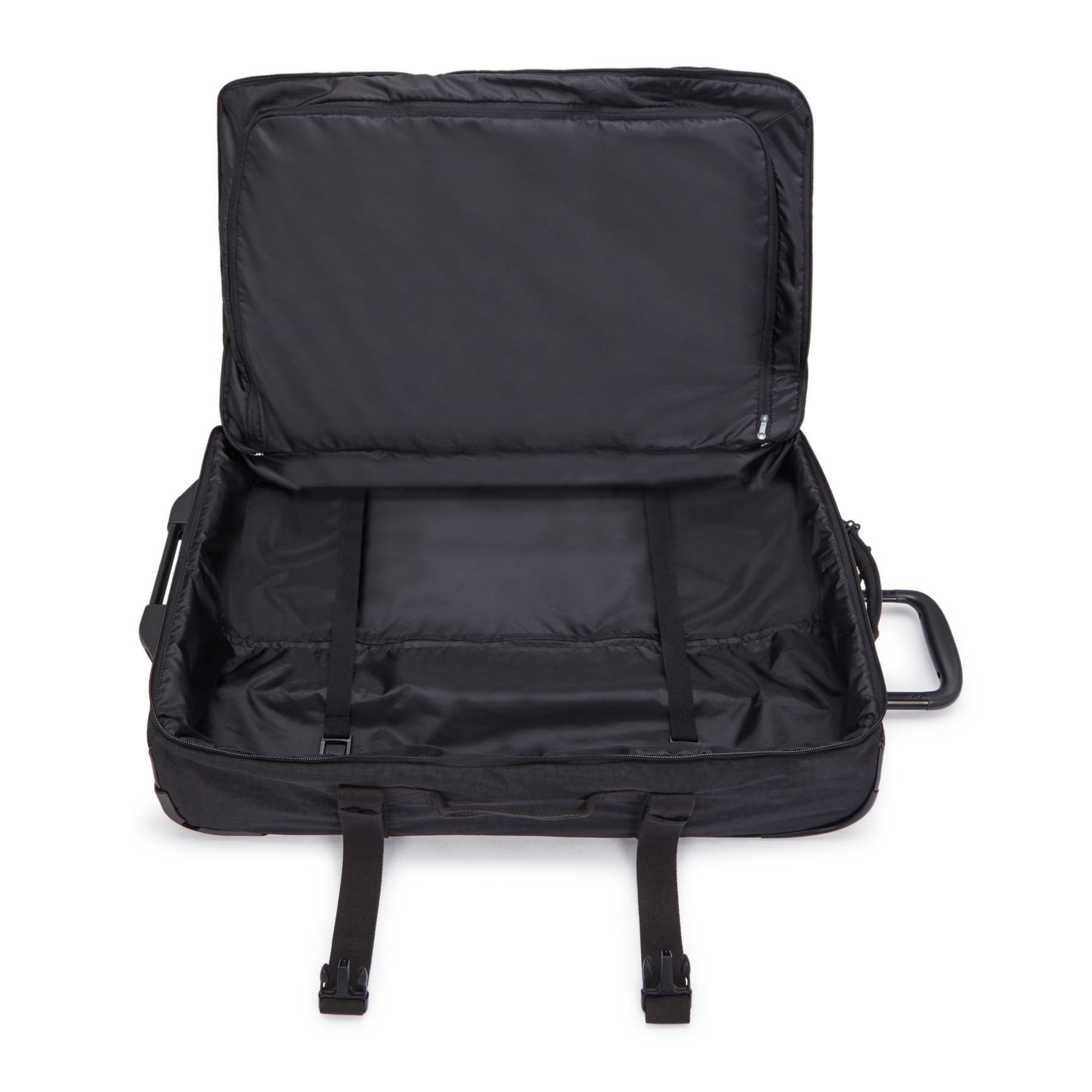 AVIANA M Valise à roulettes de taille moyenne avec sangles ajustables - Black Noir