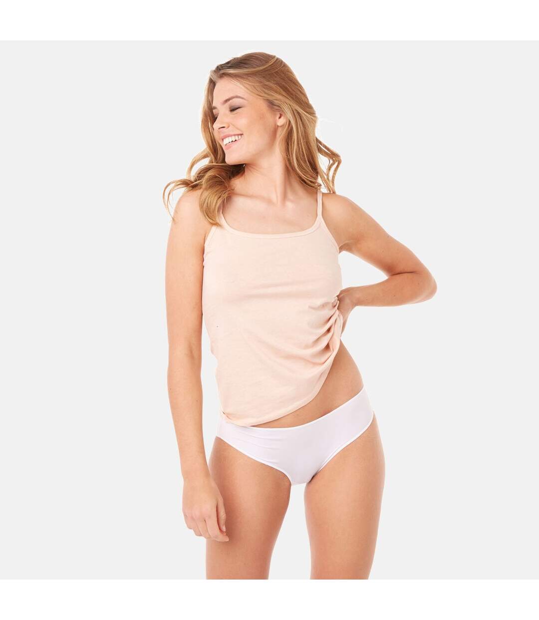 Culotte microfibre blanche