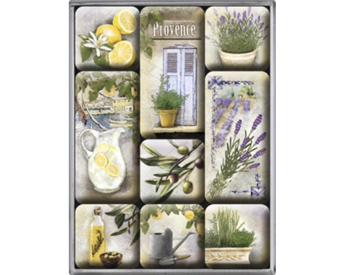 Decoratieve magneet Mediterrane set van 9