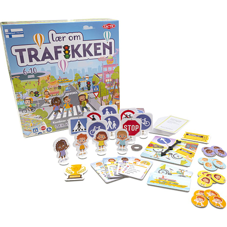 Lær om: trafikken - brætspil
