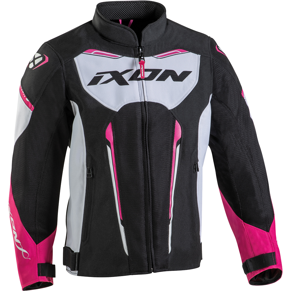 Ixon - Blouson enfant Striker Air Kid L Noir / Blanc / Fuchsia