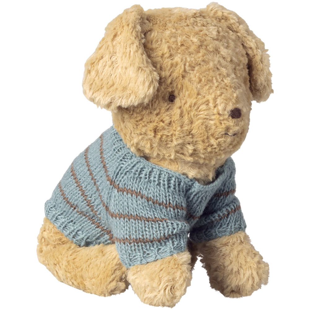 Køb Maileg Hvalpetilbehør , Small, Strikket Sweater - Lys Blå