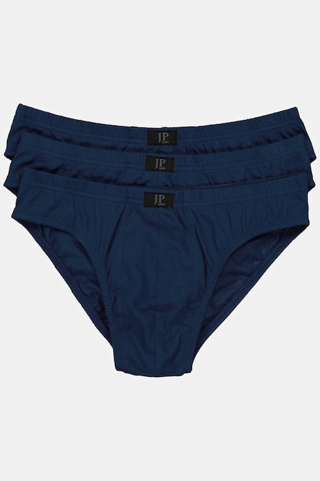 Slips, 3er Pack, JP1880, Elastikbund, Baumwolle