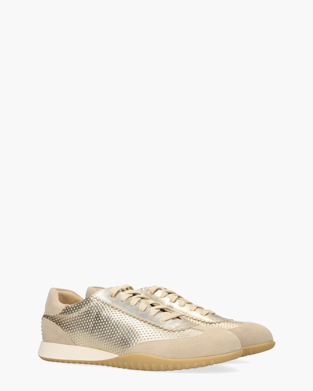 Rapid Soul Wiskje Goud/Beige Damessneakers