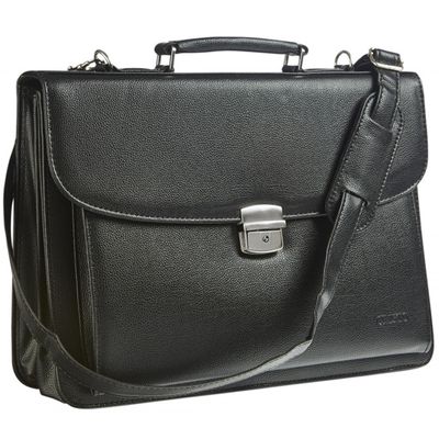 Cristo Business - Cartable rigide 3 compartiments - gris