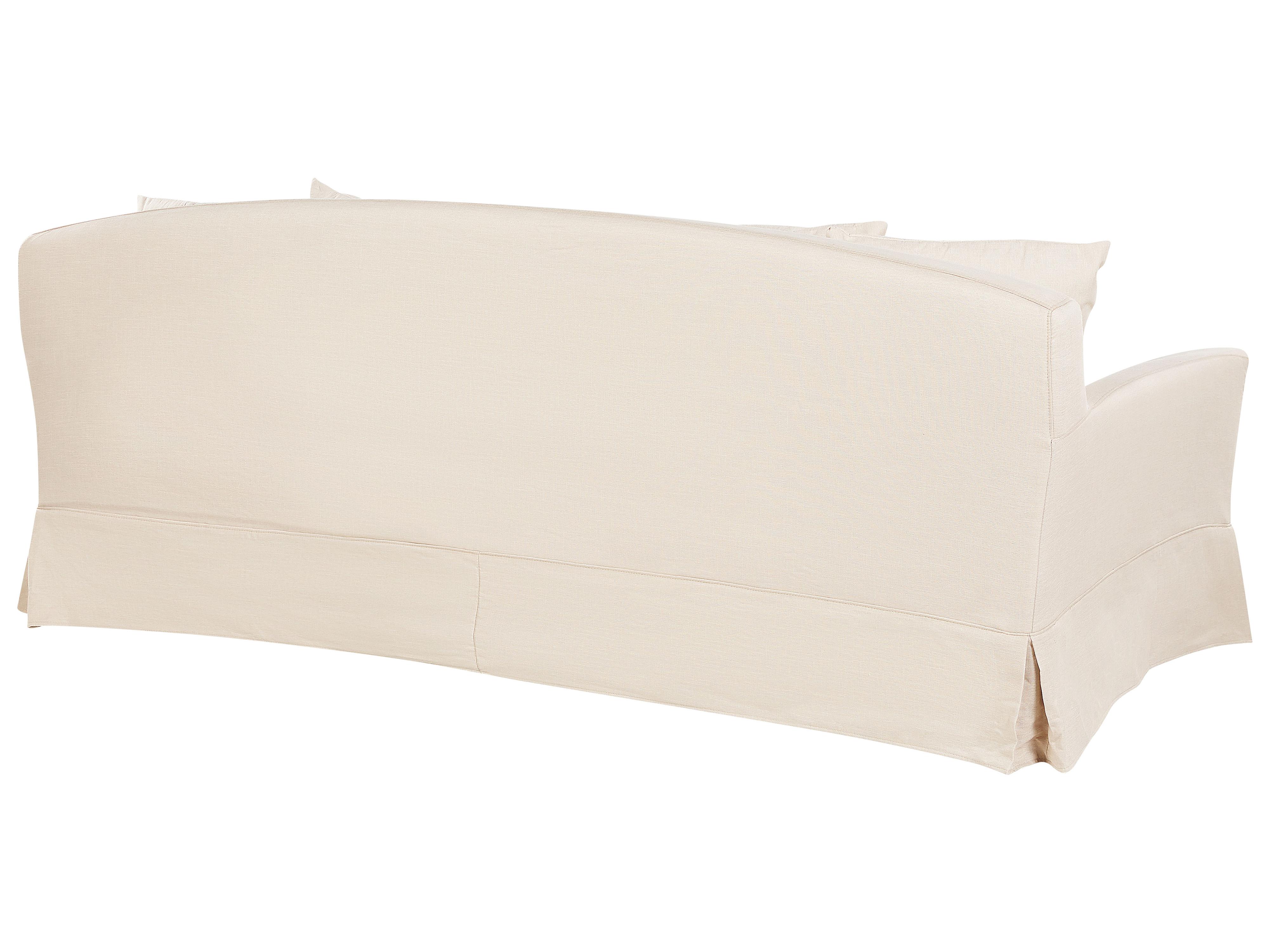 Hoes voor driezitsbank GILJA Beige