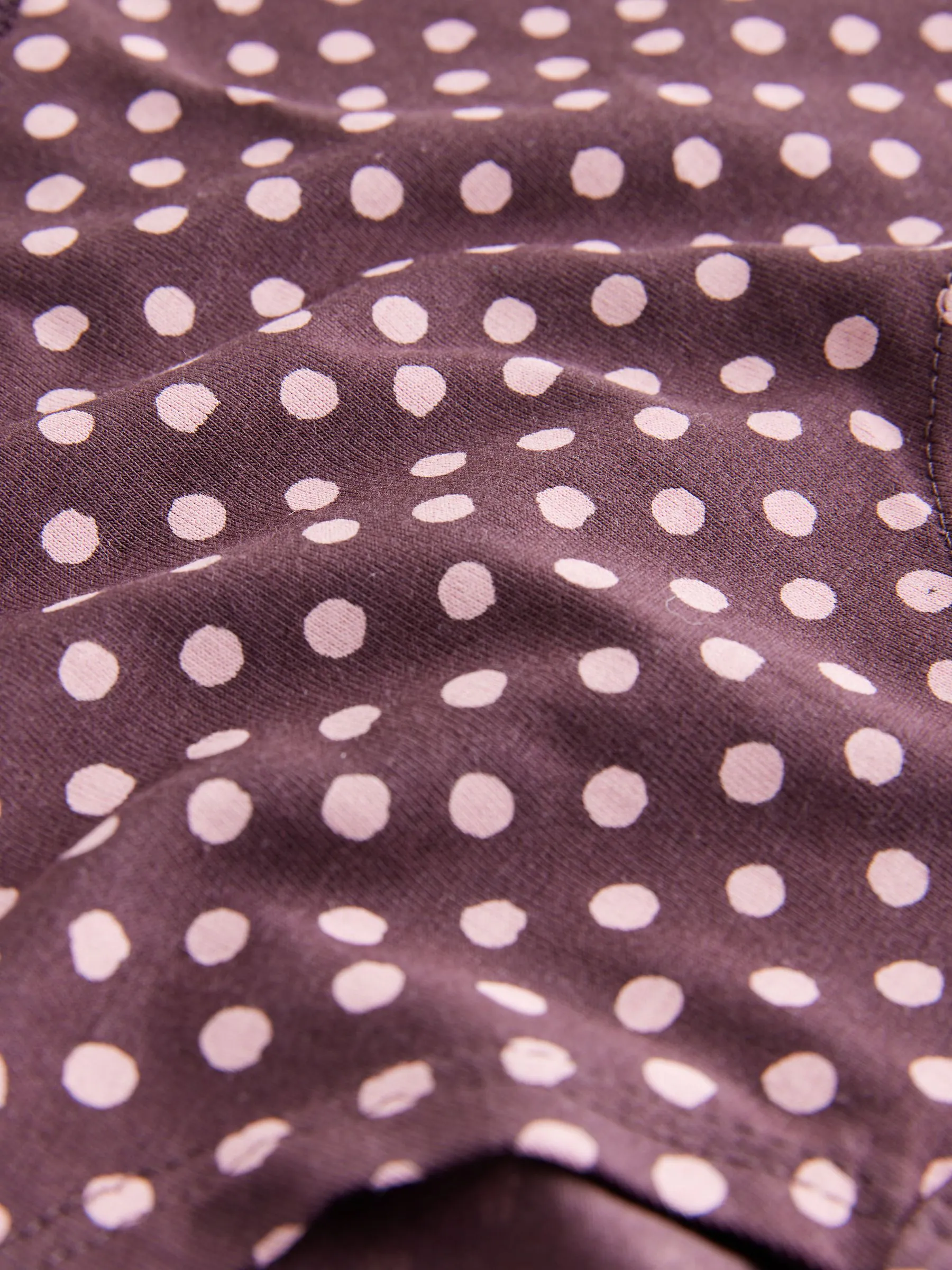 Printed Spot - 7 Katoenen slipjes met kant