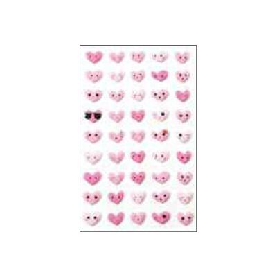 Maildor - 1 feuille gommettes Emoji cœur