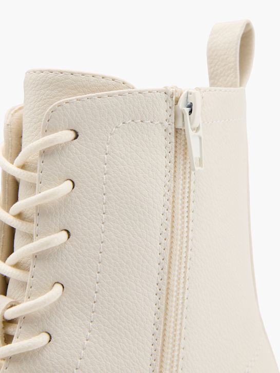 Graceland Schnür-Stiefelette Weiss