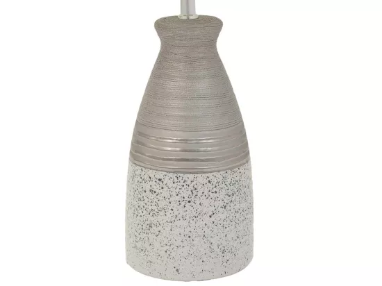 Vase en céramique argentée 13,5x13,5x53h